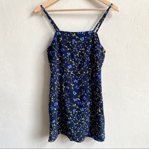 Vintage Y2K Floral Butterfly 2-In-1 Romper Dress